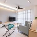 Apartment by Rooot Studio | Product Seen: [Leila 3–Seater Sofa, Breathe Rocking Chair & Tempo 3-in-1 Coffee Table]